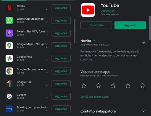 Cum se actualizează YouTube